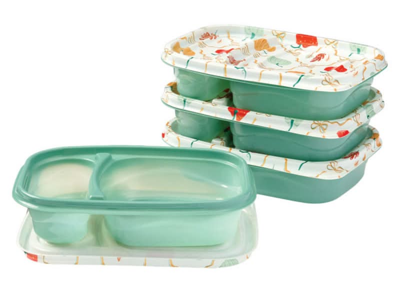 Melii Green Leaf Meal Prep Container - 4pk