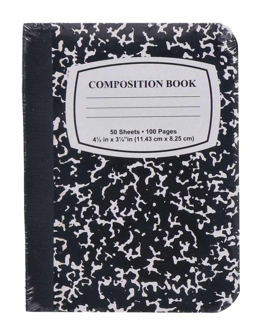 OfficeHub 3 Count Mini Composition Book 50 Sheets