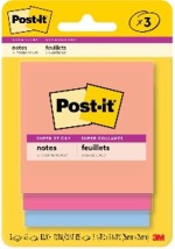 Post-It Joy Collection Sticky Notes (3 ct)