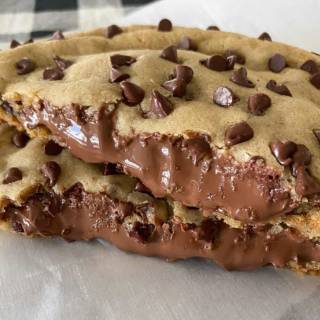 Cookie coeur Nutella 🍫