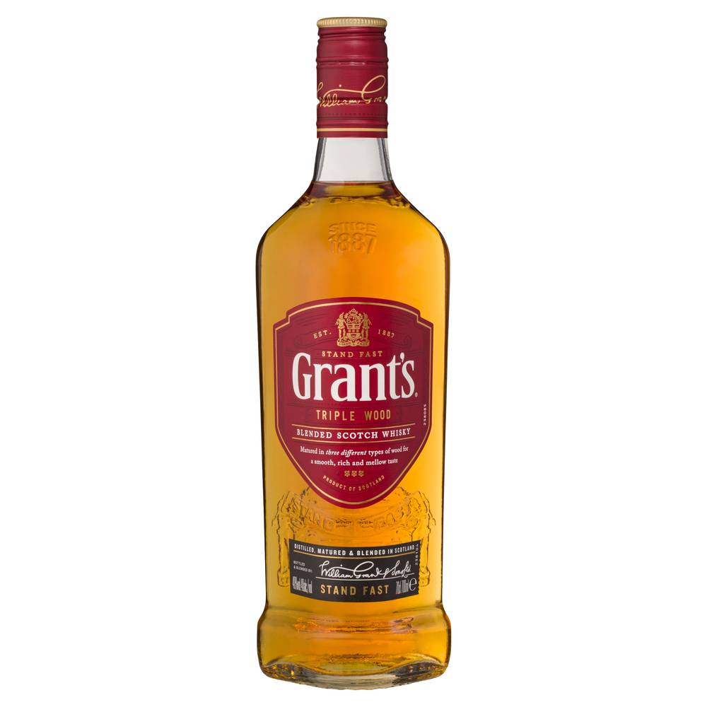 Grant's Triple Wood Scotch Whisky 700ml ea