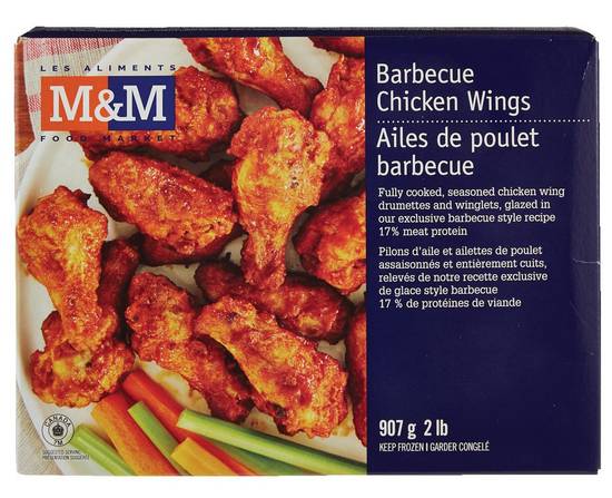 M&M Food Market Barbecue Chicken Wings (907 g)