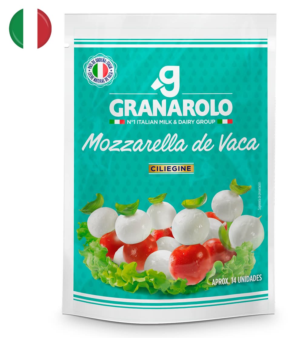 Granarolo · Queso mozzarella de vaca ciliegine (14 un)
