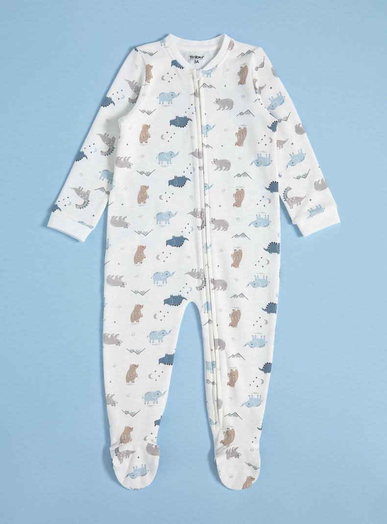 Tribu Pijama Estampado con Cierre natural 2