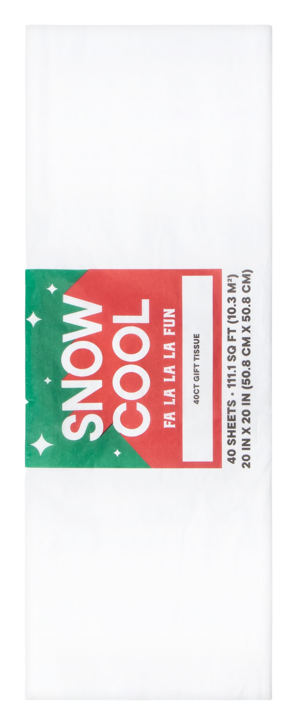 Christmas Gift Tissue 40-Count White