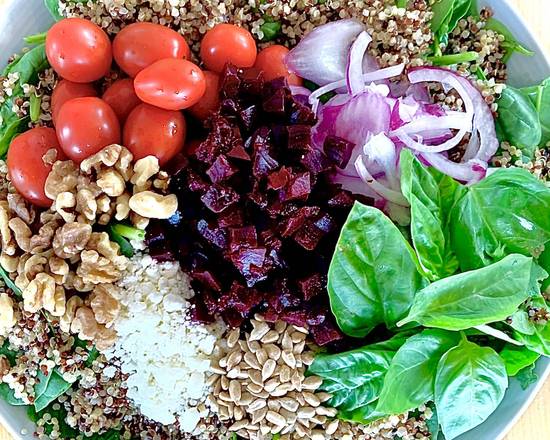 Order Quinoa Farmers Bowl with Balsamic Dressing  food online from The Salad Bowl store, Oakland on bringmethat.com