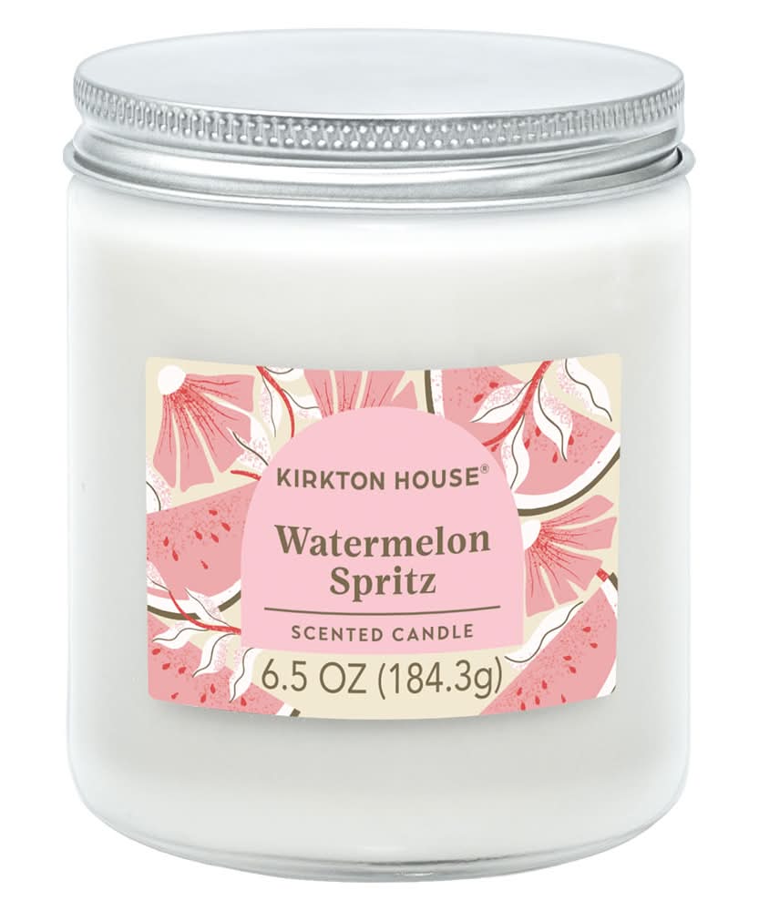 KIRKTON HOUSE Single Wick Scented Candle, Watermelon Spritz (6.5 oz)