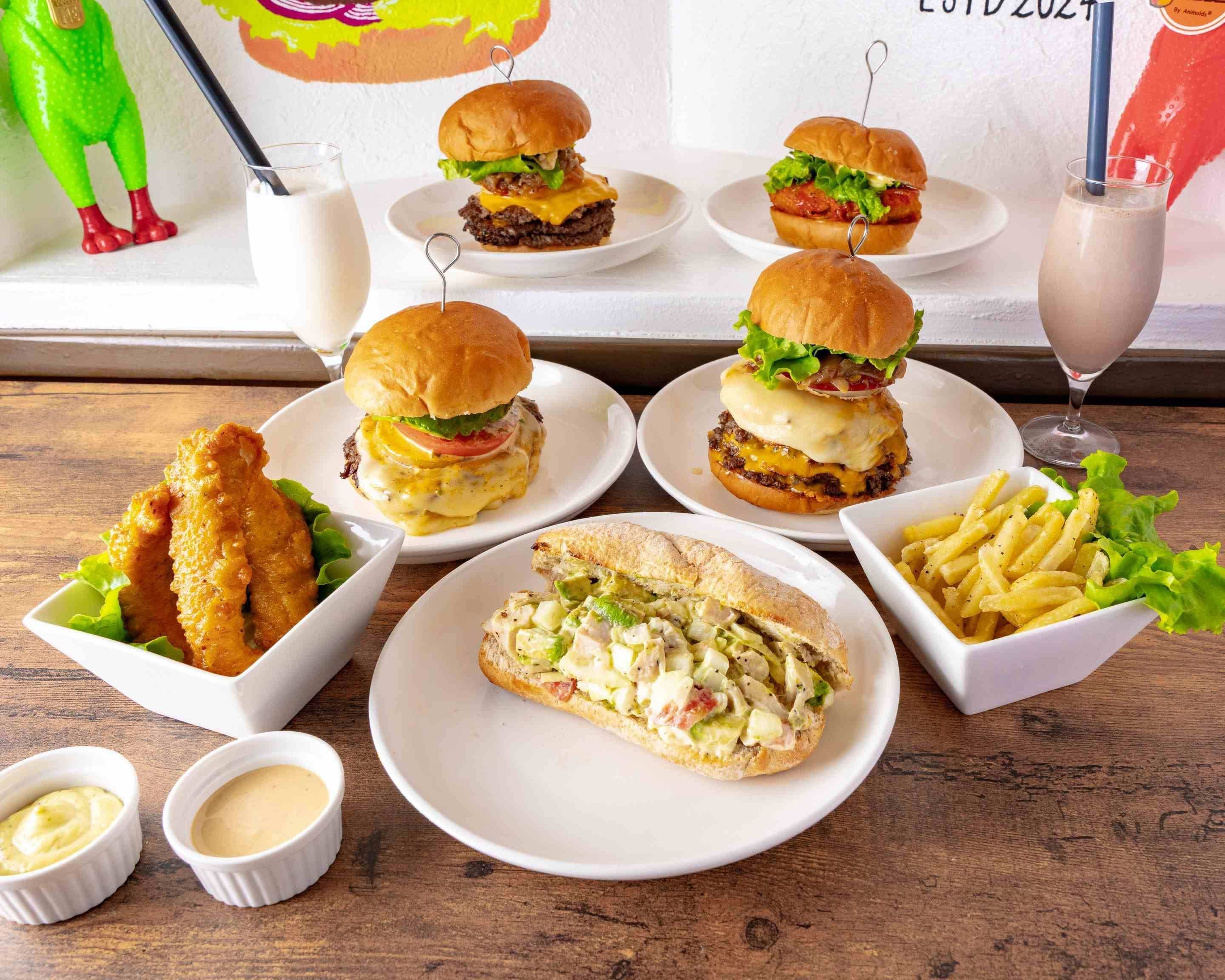 がっつり肉系バーガー好きに！バーガー専門店！】WAZZUP BURGER【中央