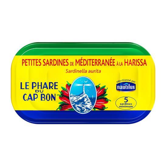 Petites sardines a la harissa - le phare du cap bon - 125g