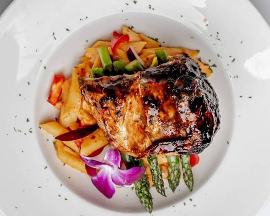 Order Jerk Chicken Rasta Pasta food online from Taste Of The Caribbean store, Los Angeles on bringmethat.com