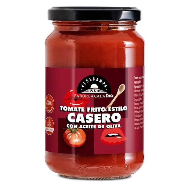 Tomate frito casero Vegecampo frasco 350 g