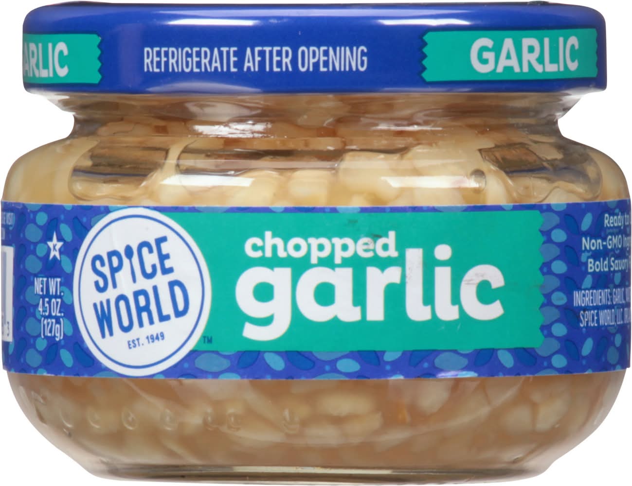 Spice World Chopped Garlic (4.5 oz)
