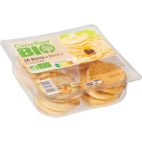 Carrefour Bio - Minis blinis (cocktail)