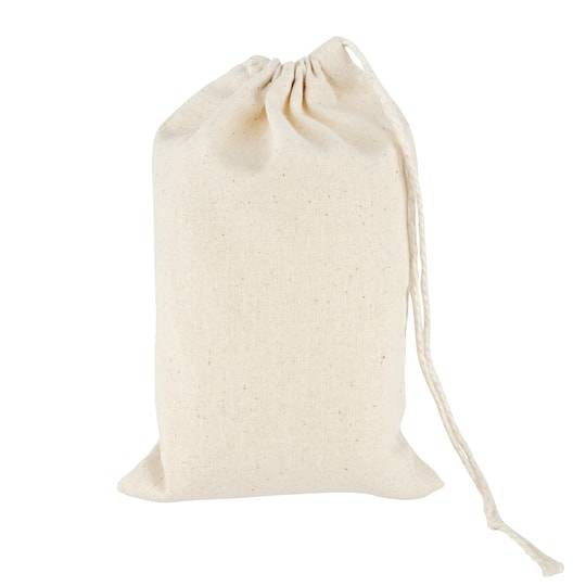 Cream Favor Muslin Bags By Celebrate It, 12Ct.