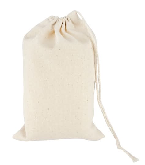 Celebrate It Favor Muslin Bags, Cream (12 ct)