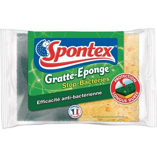 Eponges stop bacteries SPONTEX 2 éponges