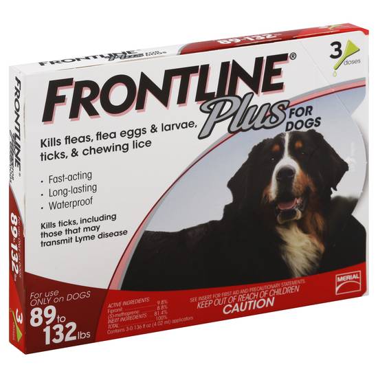 Frontline Plus Flea Tick & Lice Killer (3 ct)