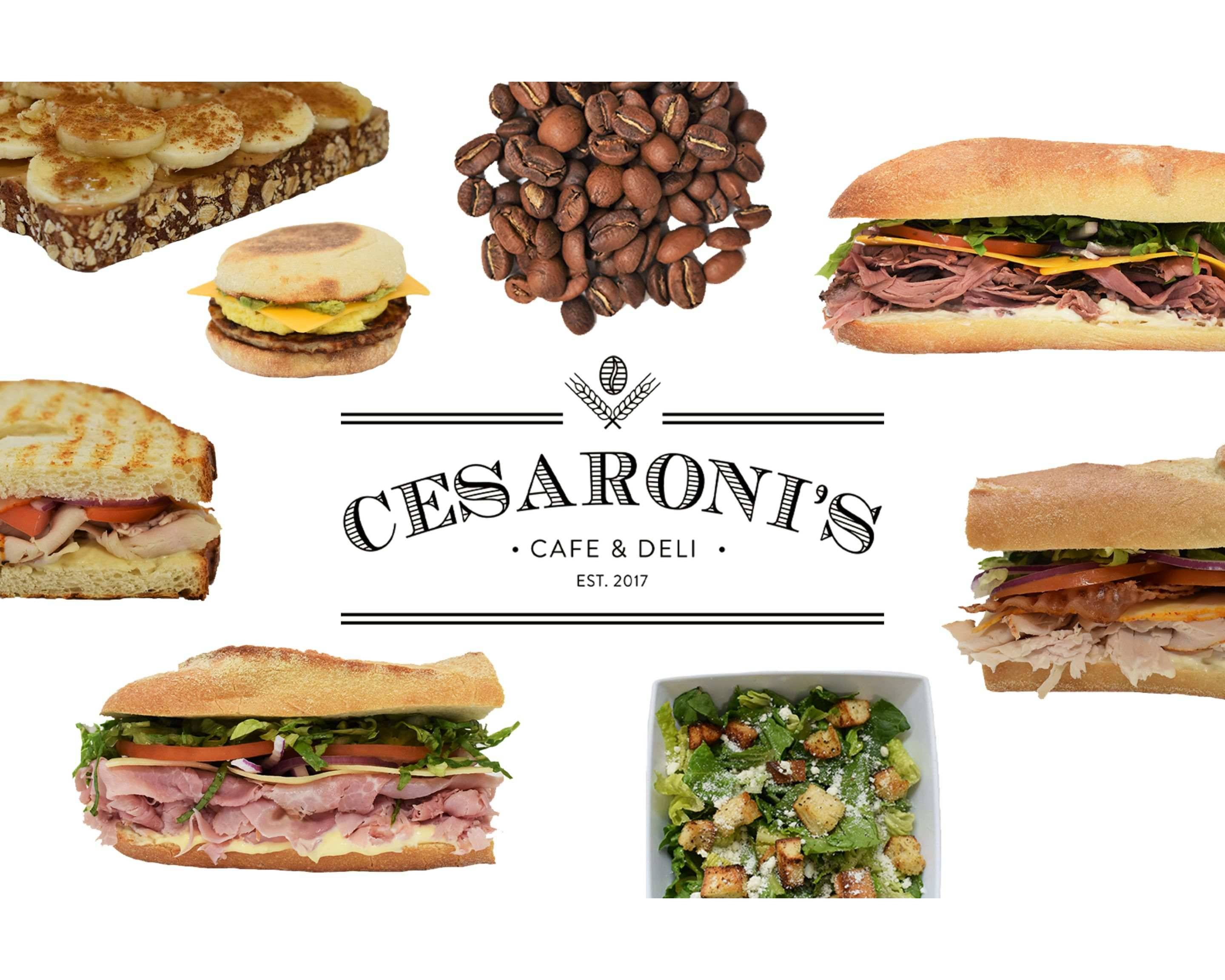 Order Cesaroni's Cafe & Deli Woodstock Menu Delivery in Woodstock