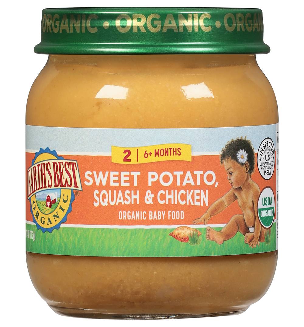 Earth's Best Organic 6 Months + Sweet Potato & Chicken Dinner (4 oz)