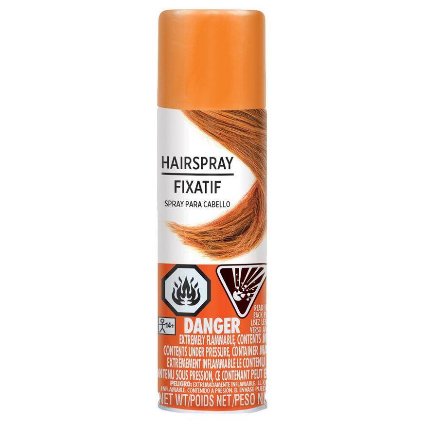 Party City Fixatif Hair Spray (orange)