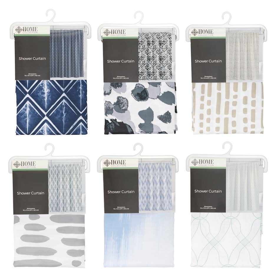 Home Collection Textured Shower Curtain, 70x72 in