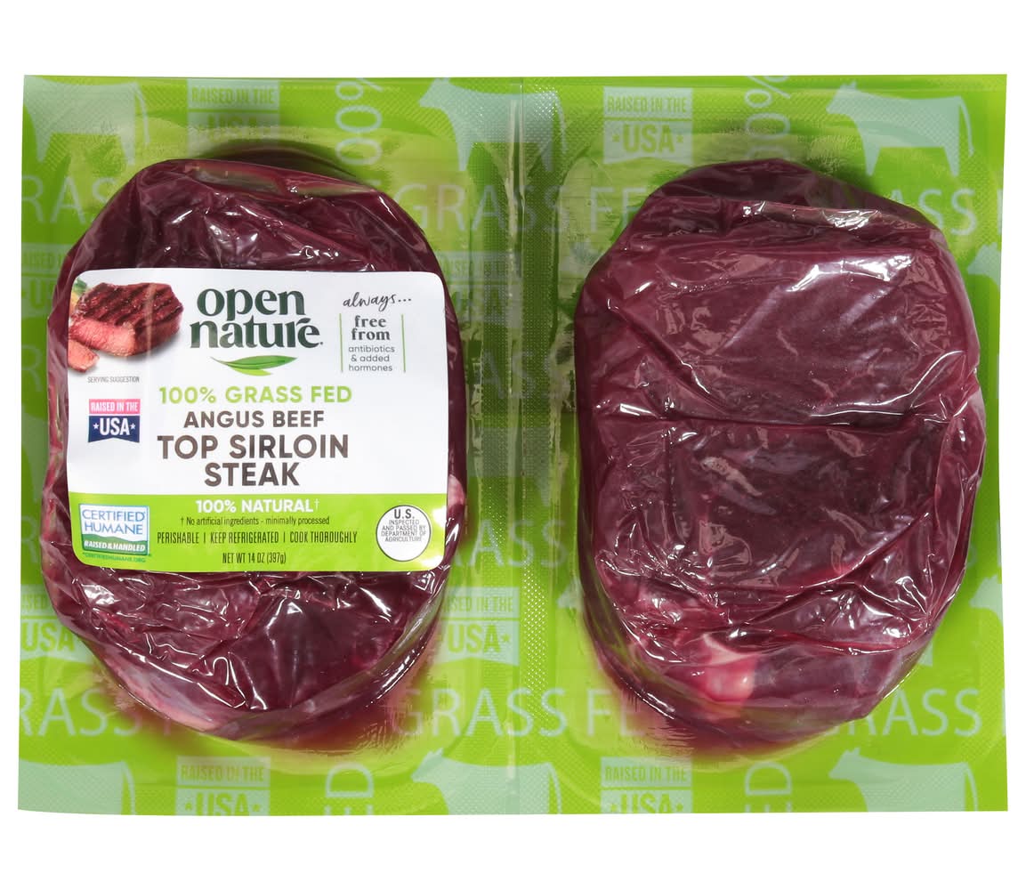 Open Nature Top Sirloin Steak Angus Beef (14 oz)