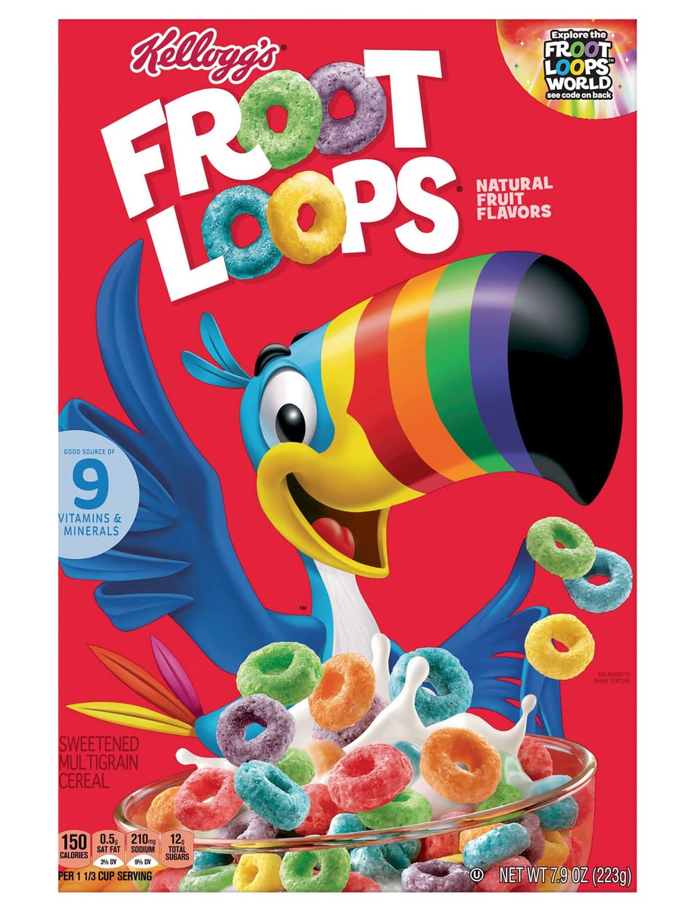 Froot Loops Sweetened Multigrain Cereal (7.9 oz)