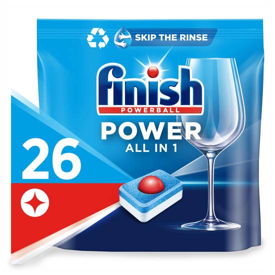 Finish Power All In One Regular Dishwasher Tablets x26