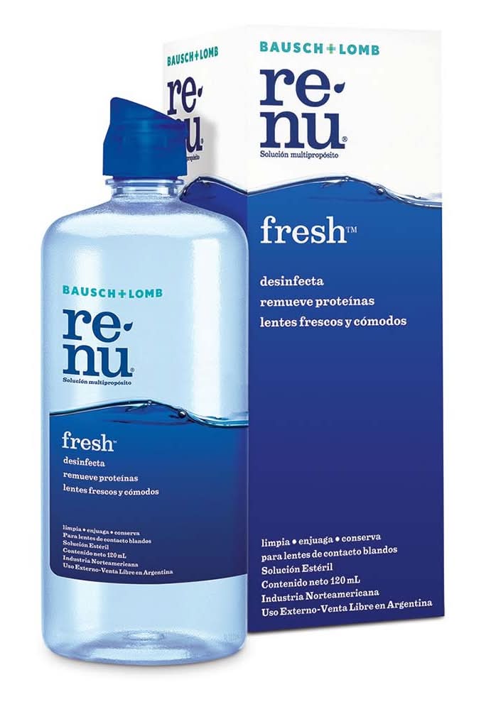 Baushch + lomb renu fresh solución multipropósito para lentes de contacto (60 mL)
