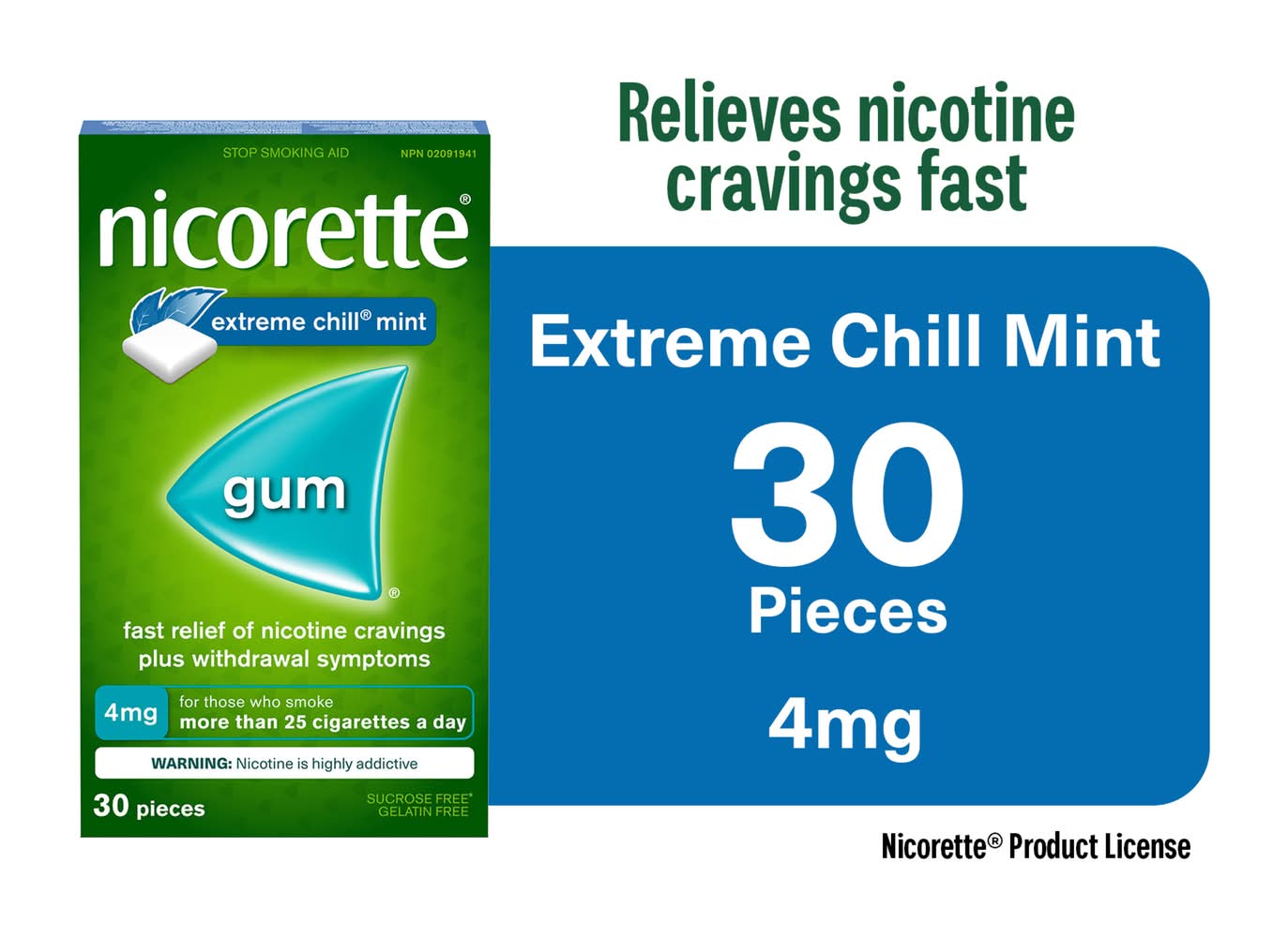 Nicorette Gum (30 g)