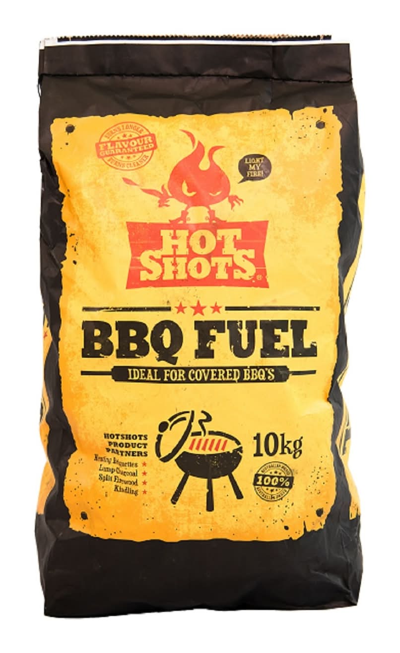 Hot Shots 10kg Charcoal BBQ Briquettes
