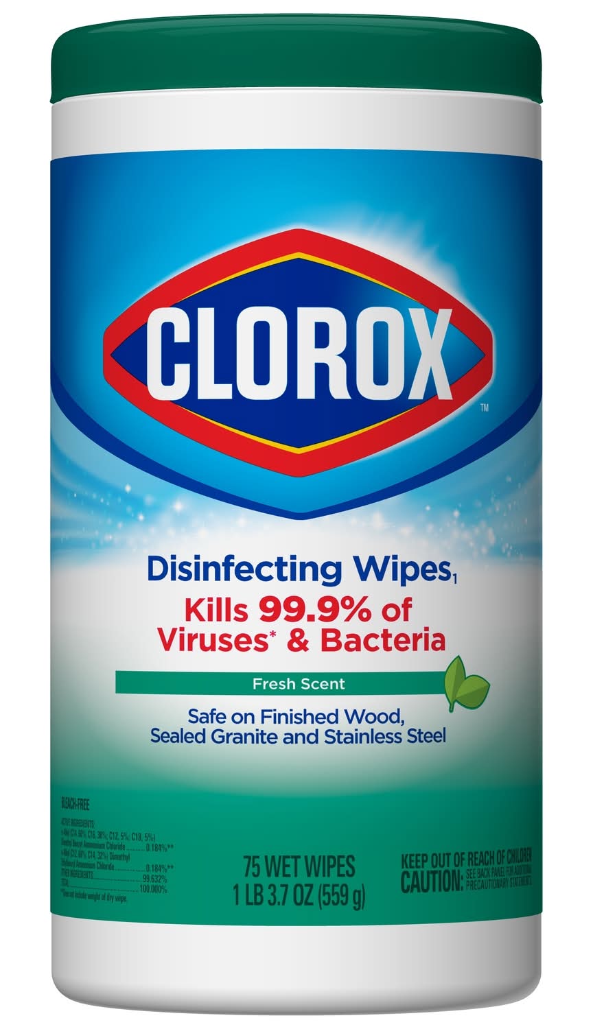 Clorox Fresh Scent Disinfecting Wipes 75 Pk