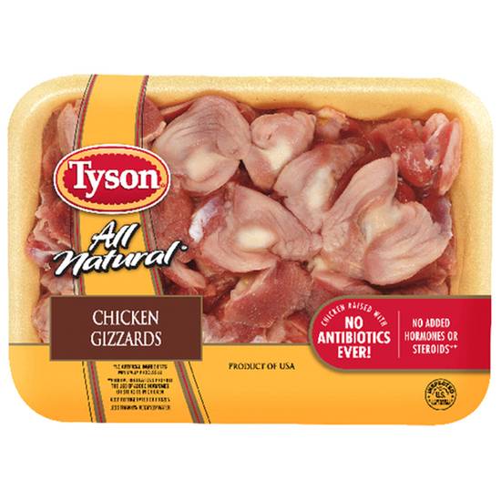 Tyson All Natural Chicken Gizzards & Hearts, Frozen (approx 1.5 lbs)