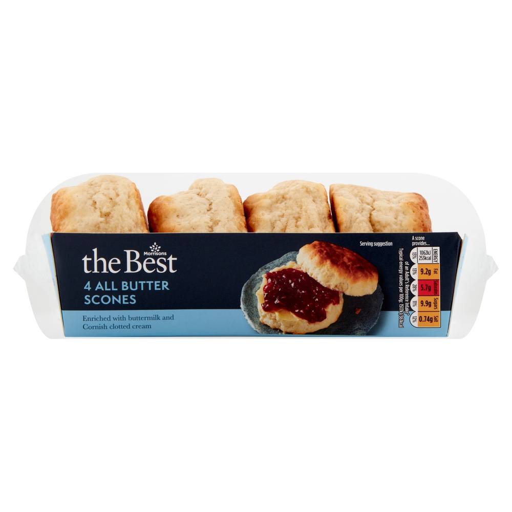 Morrisons The Best Butter Scones (4 pack)