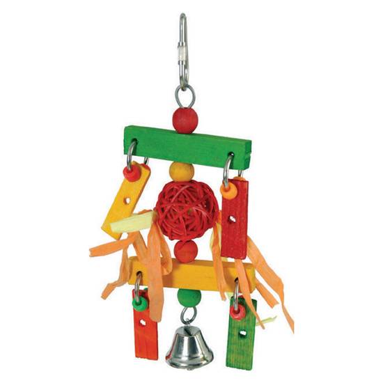 All Living Things® Wooden Wind Chime Bird Toy