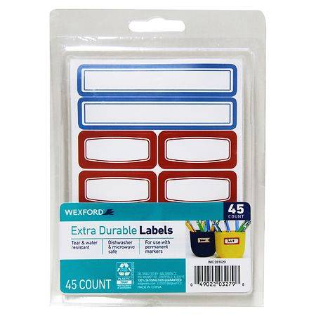 Wexford Extra Durable Labels (45 ct)