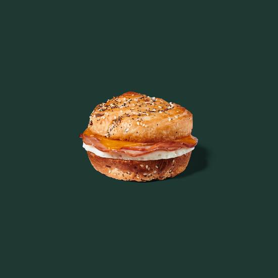 Everything Croissant & Roasted Ham Sandwich