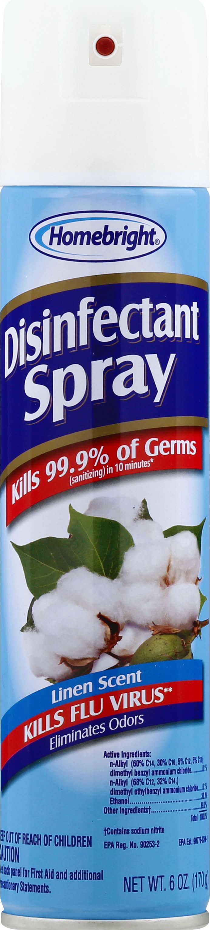 Homebright Linen Scent Disinfectant Spray (6 oz)