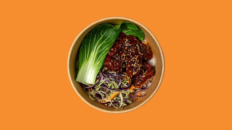 korean beef bulgogi rice bowl