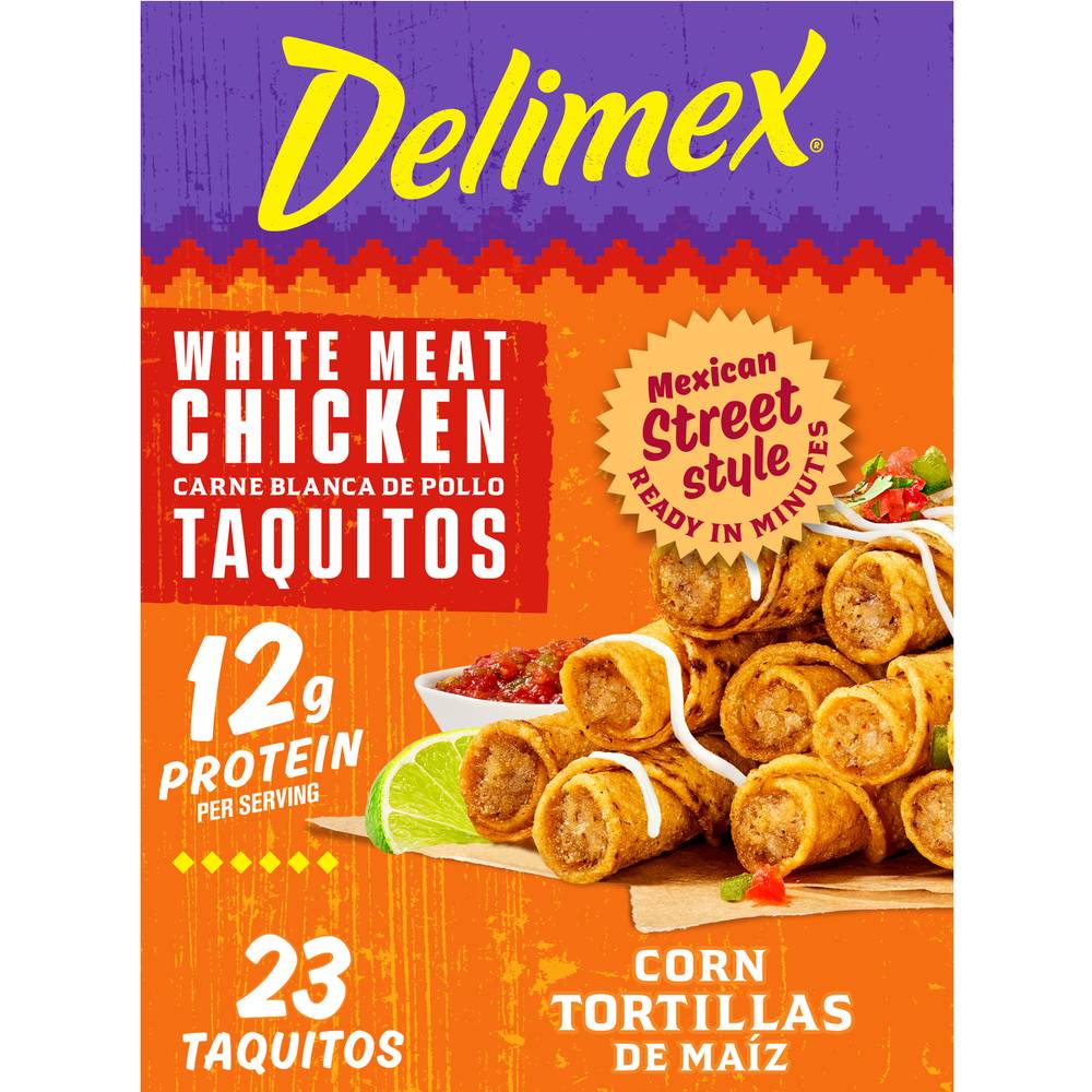 Delimex White Meat Chicken Taquitos (1.44 lbs, 23 ct)