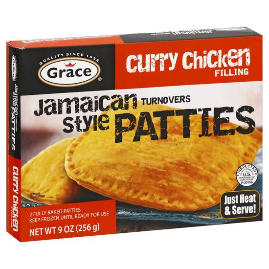 Grace Curry Chicken Filling Fully Baked Patties (2 ct)