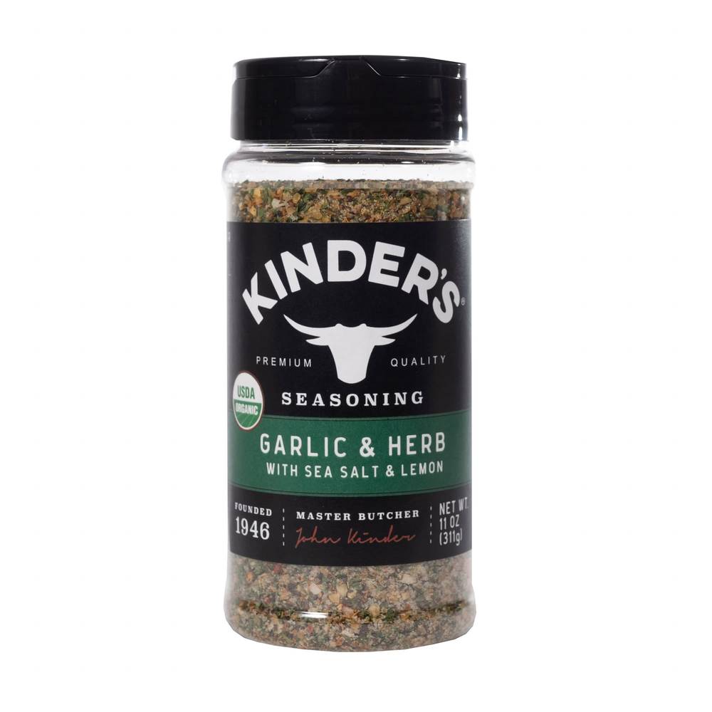 Kinder's Organic Garlic & Herb With Sea Salt & Lemon Seasoning