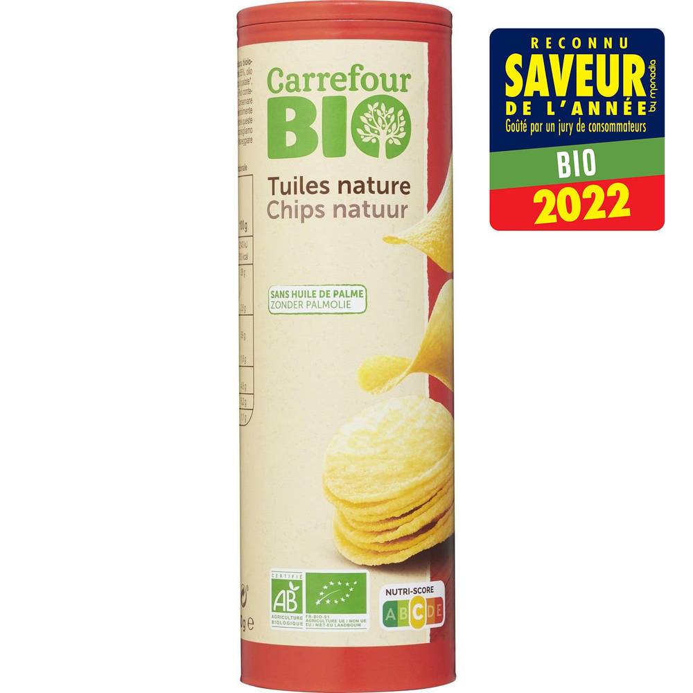 Carrefour Bio - Chips tuiles bio nature