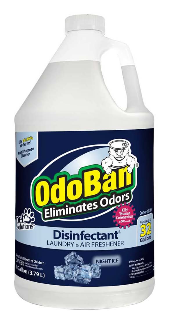 OdoBan Disinfectant Eliminates Odor Laundry & Air Freshener, Night Ice (3.79 L)