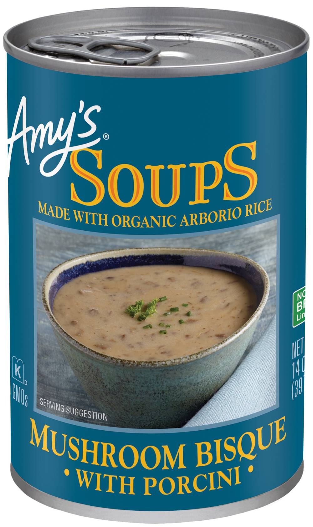 Amy's Gluten Free Soup, Mushroom Bisque With Porcini (14 oz)