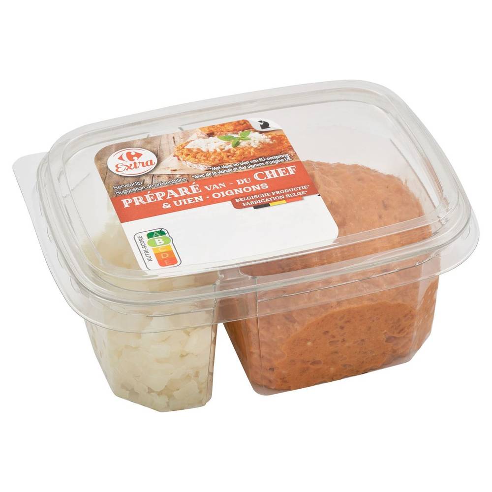 Carrefour Extra Préparé du Chef & Oignons 150 g