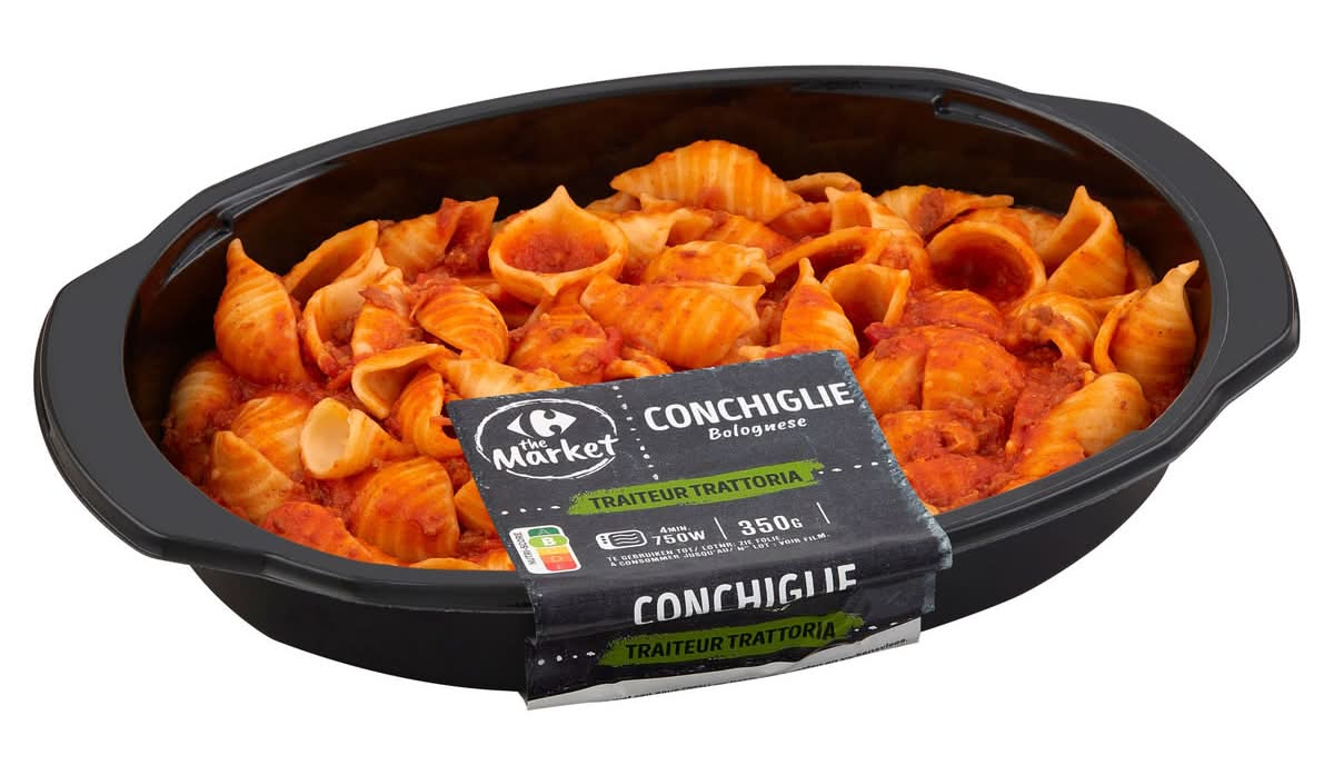 Carrefour The Market Traiteur Trattoria Conchiglie Bolognese 350 g