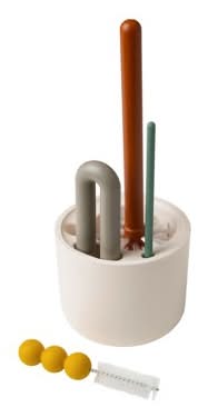Boon Mod Baby Bottle Cleaning Brush Set With Storage Vase (4 ct)