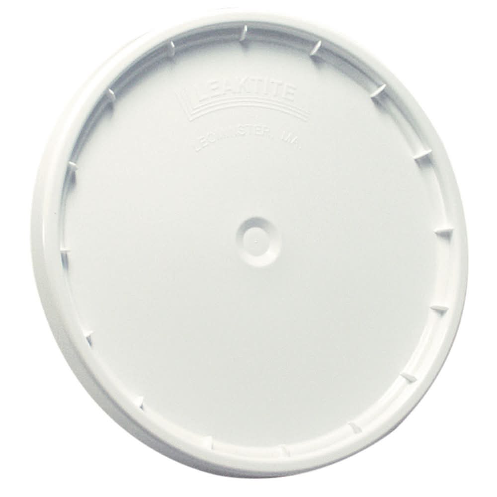 Leaktite White 5 Gal Plastic Bucket Lid