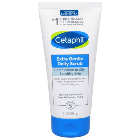 Cetaphil Extra Gentle Daily Scrub Exfoliating Face Wash (6 fl oz)